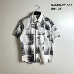 N.HOOLYWOOD japan made OVP shirts 38 M 161-SH10 エヌハリウッド 総柄 半袖シャツ ボタンシャツ Mサイズ 日本製 尾花大輔 ミスハリのサムネイル