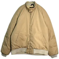 70年代 Eddie Bauer エディーバウアー ALL PURPOSE ダウンジャケット ヴィンテージ アウトドア ベージュ (メンズ L)中古 古着 Y5581のサムネイル