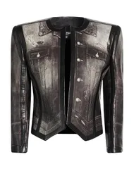 バルマン レディース アウター ジャケット・ブルゾン BALMAIN Black ブラックのサムネイル