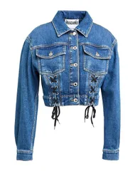 モスキーノ レディース アウター ジャケット・ブルゾン デニムブルゾン MOSCHINO Blue ブルーのサムネイル
