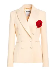 モスキーノ レディース アウター ジャケット・ブルゾン テーラードジャケット MOSCHINOff White オフホワイトのサムネイル