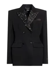 ヴェルサーチ レディース アウター ジャケット・ブルゾン テーラードジャケット VERSACE Black ブラックのサムネイル