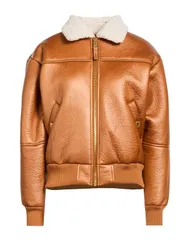 アルファインダストリーズ レディース アウター ジャケット・ブルゾン ボンバージャケット ALPHA INDUSTRIES Camel キャメルのサムネイル