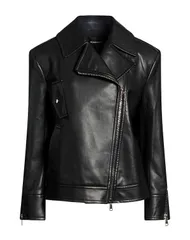 ビーシービージーマックスアズリア レディース アウター ジャケット・ブルゾン バイカージャケット BCBGMAXAZRIA Black ブラックのサムネイル
