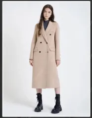 マージュ ウール カシミア ダブル コート ライトベージュ 出品のサムネイル