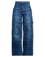 ステラマッカートニー レディース ボトムス デニムパンツ フレアワイドレッグ STELLA McCARTNEY Blue ブルーのサムネイル