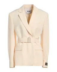 エムエスジイエム レディース アウター ジャケット・ブルゾン テーラードジャケット MSGM Off White オフホワイトのサムネイル