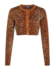 ヴェルサーチ レディース アウター カーディガン VERSACE Brown ブラウンのサムネイル