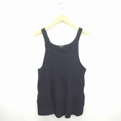 フローレント リラックス FLORENT relax ワンピース ジャンパースカート ニット ひざ丈 フレア ウール カシミヤ混 濃紺 ネイビー /TT32のサムネイル