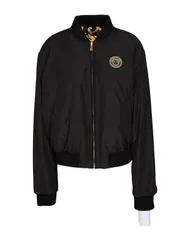ヴェルサーチ レディース アウター ジャケット・ブルゾン ボンバージャケット VERSACE Black ブラックのサムネイル