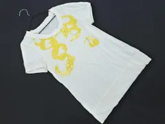 rebecca taylor レベッカテイラー ビーズ プリント プルオーバー カットソー size2/オフホワイトｘ黄 ■◆ レディースのサムネイル