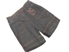 CASTELBAJAC カステルバジャック ロゴ ハーフ デニムパンツ size4/黒 ■◆ メンズのサムネイル