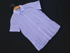 J.PRESS ジェイプレス ボーダー シャツ size9/青 ■◆ レディースのサムネイル