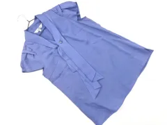 Viaggio Blu ビアッジョブルー ボウタイ ブラウス シャツ size1/青 ■◆ レディースのサムネイル