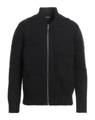 ディースクエアード メンズ アウター カーディガン ファスナー付きニット DSQUARED2 Black ブラックのサムネイル