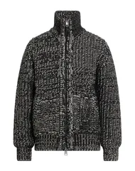 ロベルトコリーナ メンズ アウター カーディガン ファスナー付きニット ROBERTO COLLINA Black ブラックのサムネイル