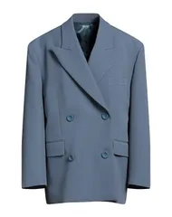 アクネ ストゥディオズ レディース アウター ジャケット・ブルゾン テーラードジャケット ACNE STUDIOS Blue Gray グレーのサムネイル