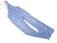 AZUL BY MOUSSY アズールバイマウジー ワンショルダー カットオフ サロペット オーバーオール sizeM/紺 ■■ レディースのサムネイル