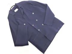 BEAMS HEART ビームスハート ニット テーラード ジャケット size48/紺 ◇■ メンズのサムネイル