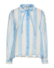 ポール&ジョー レディース トップス シャツ PAUL JOE Light Blue ブルーのサムネイル