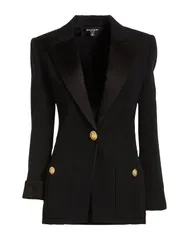 バルマン レディース アウター ジャケット・ブルゾン テーラードジャケット BALMAIN Black ブラックのサムネイル