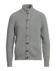 フェデーリ メンズ アウター カーディガン カシミヤニット FEDELI Gray グレーのサムネイル