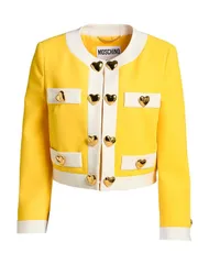 モスキーノ レディース アウター ジャケット・ブルゾン テーラードジャケット MOSCHINO Yellow イエローのサムネイル