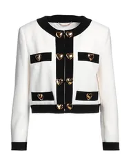 モスキーノ レディース アウター ジャケット・ブルゾン テーラードジャケット MOSCHINO White ホワイトのサムネイル