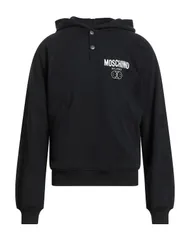 モスキーノ メンズ アウター パーカー・スウェット MOSCHINO Black ブラックのサムネイル