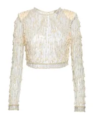 エリザベッタフランキ レディース トップス シャツ ELISABETTA FRANCH Ivory アイボリーのサムネイル