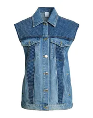ピンコ レディース アウター ジャケット・ブルゾン デニムブルゾン PINKO Blue ブルーのサムネイル