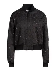 モスキーノ レディース アウター ジャケット・ブルゾン ボンバージャケット MOSCHINO Black ブラックのサムネイル