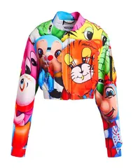 モスキーノ レディース アウター ジャケット・ブルゾン ボンバージャケット MOSCHINOrange オレンジのサムネイル