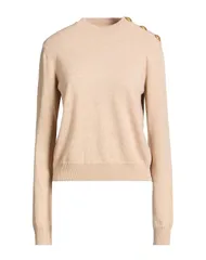 バルマン レディース トップス シャツ プルオーバー BALMAIN Beige ベージュのサムネイル