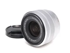 A- (美品) FUJIFILM 富士フイルム フジノン XC 15-45mm F3.5-5.6 OIS PZ シルバー 初期不良返品対応 77-69のサムネイル