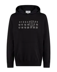 マルタンマルジェラ メンズ アウター パーカー・スウェット MM6 MAISON MARGIELA Black ブラックのサムネイル