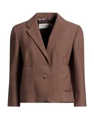 ドリス・ヴァン・ノッテン レディース アウター ジャケット・ブルゾン テーラードジャケット DRIES VANOTEN Brown ブラウンのサムネイル