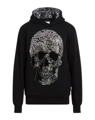 フィリッププレイン メンズ アウター パーカー・スウェット PHILIPPLEIN Black ブラックのサムネイル