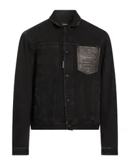 ディースクエアード メンズ アウター ジャケット・ブルゾン デニムブルゾン DSQUARED2 Black ブラックのサムネイル