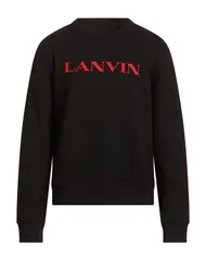 ランバン メンズ アウター パーカー・スウェット LANVIN Black ブラックのサムネイル