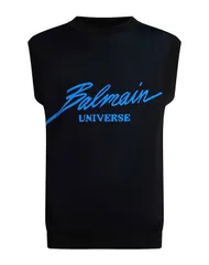 バルマン メンズ トップス シャツ プルオーバー BALMAIN Black ブラックのサムネイル