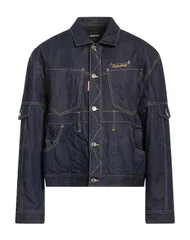 ディースクエアード メンズ アウター ジャケット・ブルゾン デニムブルゾン DSQUARED2 Blue ブルーのサムネイル