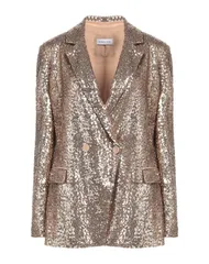 パトリツィア ペペ レディース アウター ジャケット・ブルゾン テーラードジャケット PATRIZIA PEPE Gold ゴールドのサムネイル