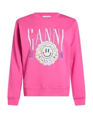 ガニー レディース アウター パーカー・スウェット GANNI Pink ピンクのサムネイル