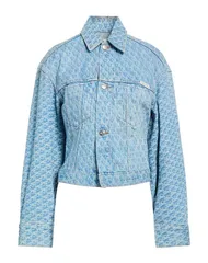 カルバンクライン レディース アウター ジャケット・ブルゾン デニムブルゾン CALVIN KLEIN JEANS Blue ブルーのサムネイル