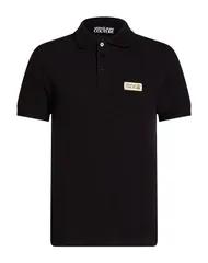 ヴェルサーチ メンズ トップス ポロシャツ VERSACE JEANS COUTURE Black ブラックのサムネイル