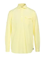 ラルディーニ メンズ トップス シャツ LARDINI Pastel Yellow イエローのサムネイル