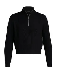 ゲス レディース アウター カーディガン ファスナー付きニット GUESS Black ブラックのサムネイル