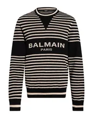 バルマン メンズ トップス シャツ プルオーバー BALMAIN Black ブラックのサムネイル
