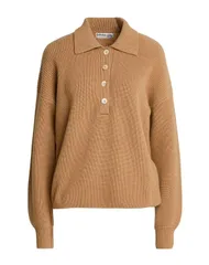バランタイン レディース アウター カーディガン カシミヤニット BALLANTYNE Camel キャメルのサムネイル